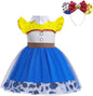 Dressy Daisy Princess Dress Up Clothes Halloween Fancy Party Tulle Skirt Summer Outfit for Baby & Toddler Girls