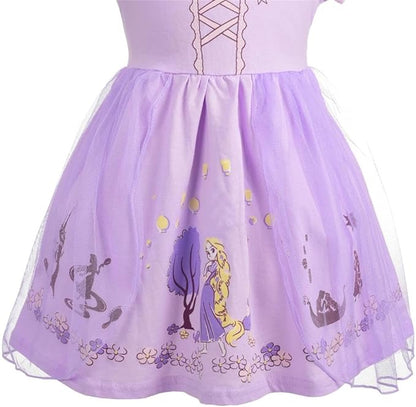 Dressy Daisy Princess Dress Up Clothes Halloween Fancy Party Tulle Skirt Summer Outfit for Baby & Toddler Girls