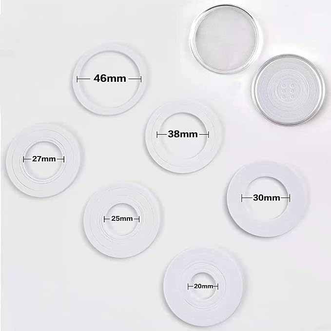 20-46 mm Wooden Coin Holder, 120 Pcs Highly Transparent Coin Capsules with Foam Gasket, Coins Collector Case Holder, Professional Coin Storage Case Box for Coin Collection (Wood Color)