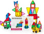Magnetic Building Tiles, 108 Piece Foundation Set for Boys Girls Kids, Educational Creative Learning Activity Building Block Toddler Toys, STEM, Children Ages 3 Years +