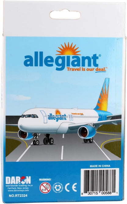 Daron Toy Airplane – Allegiant Air – Die-Cast Metal Model Airplane Toy with Plastic Parts for Kids Ages 3+