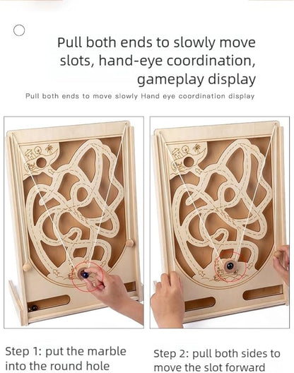 Pinball Game - New Marble Maze Game - Fun Hand-Eye Coordination Training for Kids, Great for Family Bonding & Special Occasion Gifts (Standard Edition)