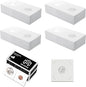 MUDOR Upgraded Premium Coin Flips for Dime, 200 Pack Cardboard Coin Holder, Mylar Coin Flips 2x2, Paper Coin Holders