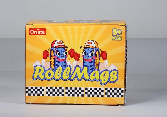 Oriate Rolling Construction Toys for Magnetic Tiles, 5pcs Construction Vehicle Toys Compatible with Magnet Tiles, Kids Trucks for Magnetic Building Blocks Magnetic Tiles, Educational Gift Boys Girls