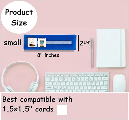Smile4autism Small 2x8 Tools Perfect to Keep Your Loose Visual Picture Cards Organized. Autism ABA, ADHD, Language & Apraxia Aspergers (5 Sentence Strips)