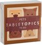 TableTopics Pets to Go Question Card Game - 40 Conversation Starter Cards to Talk About Your Pets, Fun Game for Family and Friends, Great for Road Trips or to Use as Icebreakers