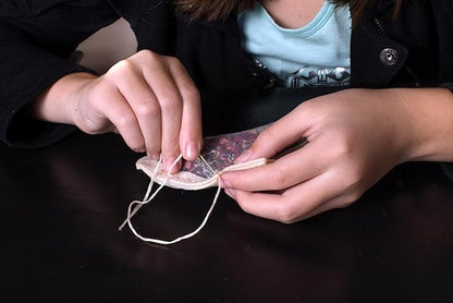 I Can So! Beginner Sewing Kit. Heartfelt Hearts. Lavender Sachet. (Lavender)