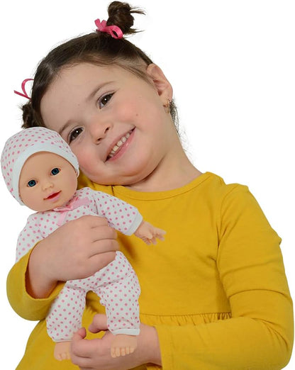 11 inch Soft Body Boy Baby Doll in Gift Box - Doll Pacifier Included -Toy Dolls for Boys and Toddlers (Caucasian)