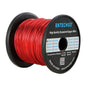 BNTECHGO 16 AWG Magnet Wire - Enameled Copper Wire - Enameled Magnet Winding Wire - 5 lb - 0.0492" Diameter 1 Spool Coil Red Temperature Rating 155℃ Widely Used for Transformers Inductors