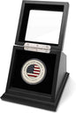 Challenge Coin Display Case 1.5-1.75 Inch 38-44.5 mm Coin Holder 1 Slot (Black, 1 Slot)