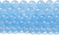 4MM 86PCS Blue Aquamarine Chalcedony Spacer Loose Beads for Jewelry Making DIY Bracelet Necklace