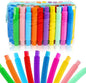 72Pack Pop Tubes, Fidget Sensory Toys Party Favors for Kids 4-8 8-12 Anxiety Stress Relief Toys Treasure Box Prizes Goodie Bag Stocking Stuffers Birthday for Toddlers Boys Girls
