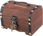 Piggy Bank: Vintage Wood Treasure Chest Rustic Small Wooden Box Decorative Coin Bank Money Bank Money Saver Storage Box for Wedding Home Decor
