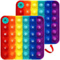 Alphabet Popper Fidggety Toy, Stress Relief Sensory Popping Game, Preschool Montessori Uppercase Lowercase Matching Game, ABC Letter Learning Educational Block (1 pcs Uppercase+Lowercase)