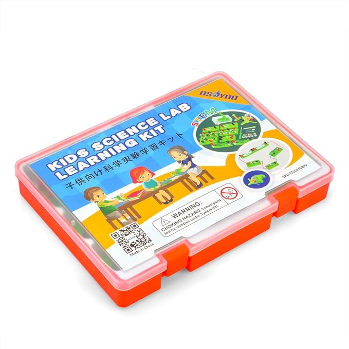 OSOYOO Kids Electricity Science Kit,Hands-on Electricity and Magnetism Experiments for Kids
