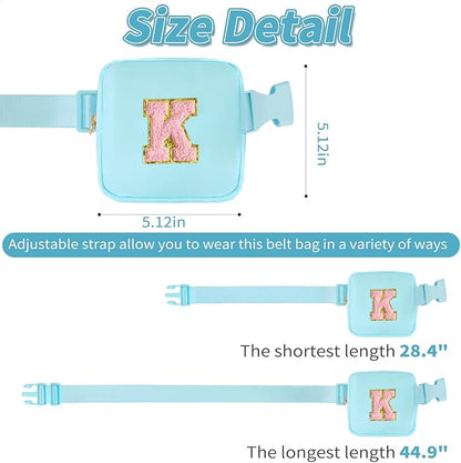 Girl Stuff - Teen Girl Gifts, Trendy Mini Crossbody Bag - Cute Fanny Pack for Kids & Women, Blue