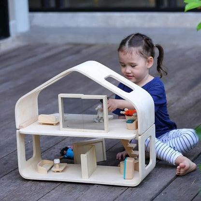 PlanToys Wooden Contemporary Dollhouse (7122)