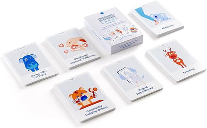 Triggered Response Cards – Emotional Regulation & Self-Awareness Card Deck | Manage Stress, Build Resilience, and Improve Reactions | Ideal for Therapists, Coaches, and Personal Growth