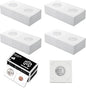 MUDOR Upgraded Premium Coin Flips for Nickel, 200 Pack Cardboard Coin Holder, Mylar Coin Flips 2x2, Paper Coin Holders