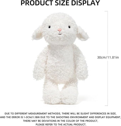 Stuffed Animals Sheep Plush Toys 11.8 inches Sheep Stuffed Animal Soft and Cuddly for Boys and Girls Doll Gift for Kids
