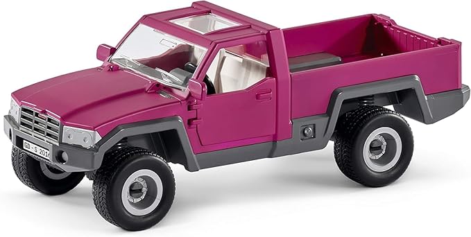 Schleich Horse Club - 38PC Trailer and Truck Transporter Playset with Realistic Horse and Rider Figurines and Accessories - Interactive Toys for Girls and Boys - Kids Ages 5+ | 42346