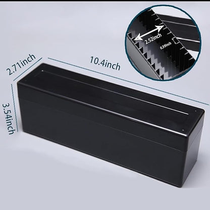 MUDOR 4 Pack Coin Slab Storage Box, Plastic Coin Slab Holder for Coin Collectors, Coin Holder Case Compatible with 20 Slab PCCB PCGS Coin Holders, Olny Box