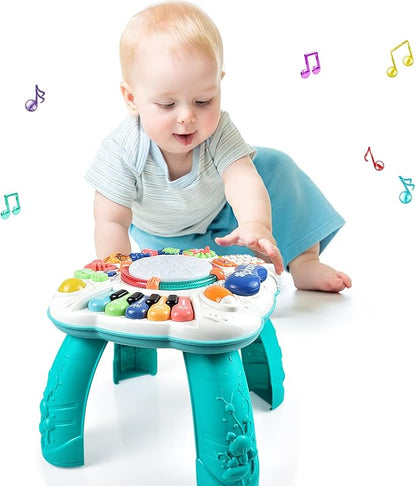 Baby Toy- Engaging Baby Activity Center for 6 12 18 Months Old- Safe, Sturdy, and Fun (11.8 x 11.8 x 12.2 inches)