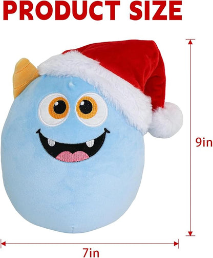 Christmas Plush Monster, Cute Christmas Stuffed Animal Gift for Kids