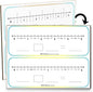 Fractions Decimals Manipulatives (Dry Erase Math Manipulatives Numberline Whiteboard) 9 x 12 Inch Fractions for Grade 5 Math for Students in Classroom and Homeschooling (Decimals & Fractions)