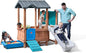 Step2 Woodland Adventure Playhouse & Slide, Kids Outdoor Playset, Backyard Playground Set, Swings, Storage Drawer, Made of Wood & Durable Plastic, Outside Jungle Gym, for Children 3-8 Years Old