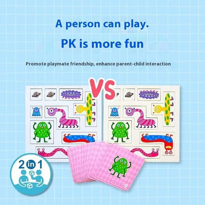Quick Thinking！Strategy Duel - Brain Battle Game for Kids 4+ |logic puzzle game kid,Spatial Reasoning&Thinking game&brain board game,STEM Education|Kids BIngo & Family Night | 2-Player Competition