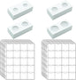 200 PCS Cardboard Coin Flips with 10 Sheets Coin Pocket Pages, 4 Assorted Sizes 2" x 2" Cardboard Coin Holders Coin Flips Coin Collection Supplies for Dime, Dollars, Penny, Quarter, Nickels Collecting