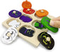Pinkiwine Halloween Pumpkin Wooden Peg Puzzles Montessori Educational Toys for Kids Toddlers Halloween Toys Party Favors Treat Bags Gifts
