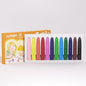 Triangle Jumbo Toddler Crayons 12 Count, Non Toxic Unbreakable Crayons, Easy-Grip Washable, Safe Coloring Gifts for Babies and Children