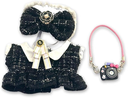 17cm Doll Clothes Set & Outfit Set for 17cm Dolls - Premium Fashion Dresses with Accessories, Luxury Chic Doll Clothing & Style Bundle,Just Clothes (Style A4)