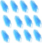 Hoerev Pack of 12 Approx. 24" x 24" Juggling Dancing Scarves Floaty Scarves,Single Colors, 12pcs Lightblue
