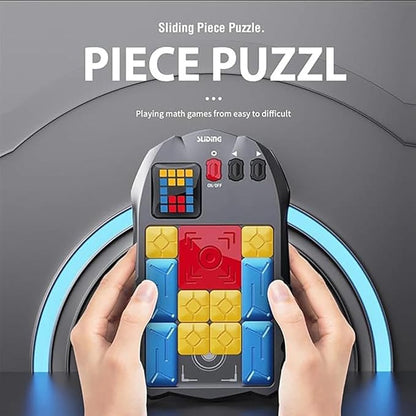 Super Slide Puzzle Game – Rechargeable Brain Teaser Unlock 500+ Levels of Electrifying Sliding Puzzles，A Dazzling Electronic Brain Challenge with Addictive Puzzle Fun for All Ages.