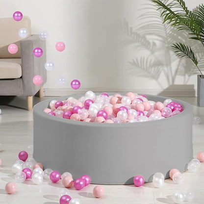 Ball Pit Balls Plastic Balls for Ball Pit Phathalate Free BPA Free Plastic Balls 100pcs 2.2" Set for Toddlers for Play Tent Tunnel