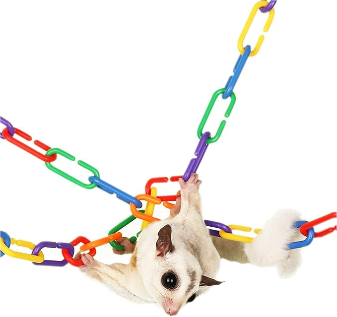 Chain Link Math Manipulatives - 240 C Clips Plastic Chain Links & 20 Ice Cream Cards for Counting & Linked Math Game - Learning Resources for Kindergarten Sensory Bin Math Links Counting Toy