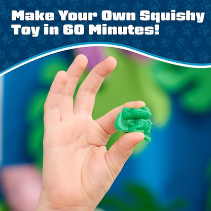 Elmer's Squishies Kids’ DIY Activity Kit, Create 4 Mystery Characters, 24 Piece Kit for Ages 6 and Up, Perfect for Stress Relief and Sensory Play