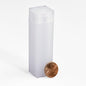 LIGHTHOUSE - Square Coin Tubes - Convenient Push Top, Virtually Unbreakable, Acid Free and Archival Quality - Coin Tubes for US Penny, 10 Pack