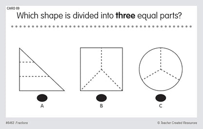 Teacher Created Resources Power Pen Learning Cards: Fractions (6463)