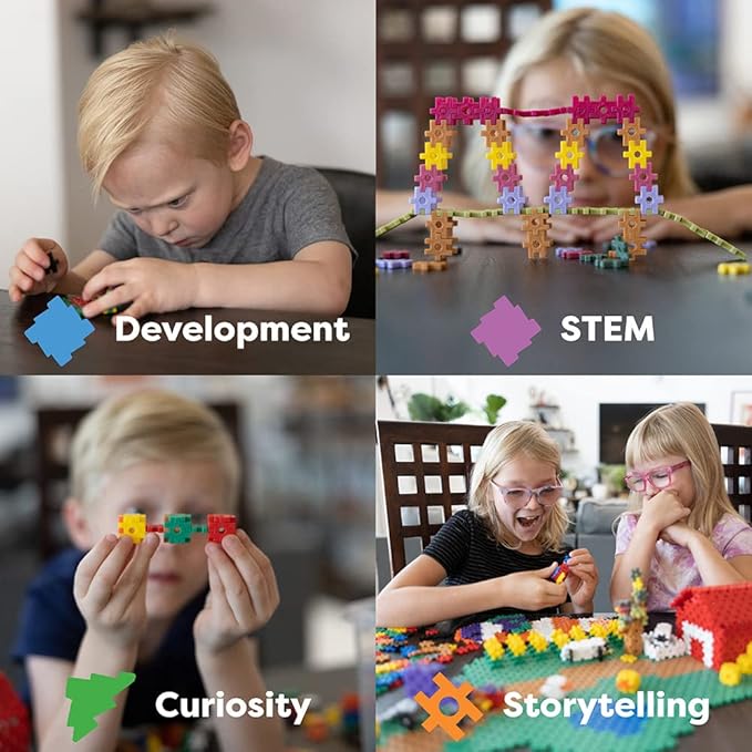 KADU Farmland 1300 Piece Set - STEM/STEAM Building + Construction Toy, for Open + Imaginative Play