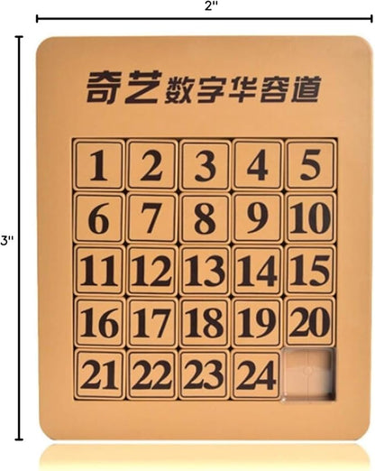 Cuberspeed 24 Klotski Puzzle Slide Number Puzzle Puzzle magnetized Brain Teasers Toy Tangram Jigsaw Intelligence