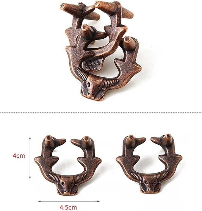 VolksRose 15pcs Brain Teaser Puzzles, Metal Wire Puzzles Set, Mind Smart Game IQ Challenge Puzzle Games, Educational IQ Test Unlock Interlocking Toy Lock Puzzles Gift for Adults Teenagers