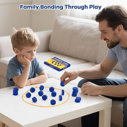 Magnet Game with String, Magnetic Chess Game for Family & Party & Travel & Camping - Puzzle Strategy Games, 2 Player Games for Kids & Adults