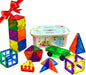 Magnetic Tiles Clear Colors Magnet Blocks for Kids Magnetic Tiles STEM Magnetic Blocks Connect Tiles Activities Magnetic Blocks for Toddlers Girls Boys Magnetic Toys