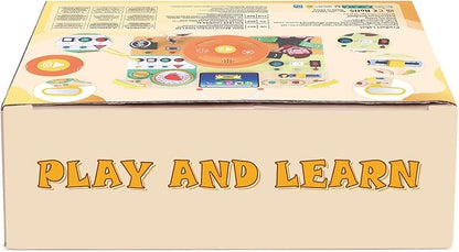 Toddler Toys Montessori Busy Board for 1+ Year Old Boys & Girls Steering Wheel Driving Simulation Toy Travel Activities for Toddlers 1 2 3 4+ Year Old Sensory Toys
