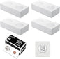 MUDOR Upgraded Premium Coin Flips for Half Dollars, 200 Pack Cardboard Coin Holder, Mylar Coin Flips 2x2, Paper Coin Holders