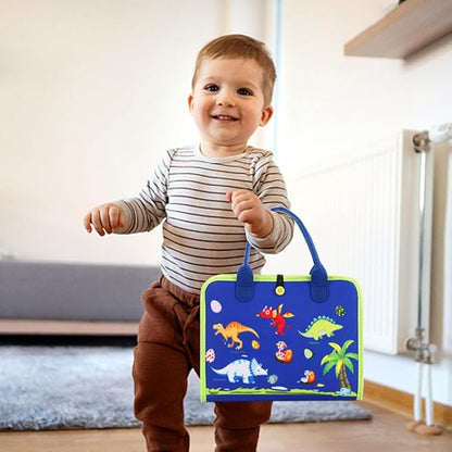 Busy Board for 1 Year Old, Montessori Toys for 1 2 3 4 Years Old Toddlers Baby Sensory Busy Book Preschool Learning Activities Airplane Car Travel Toys Birthday Gifts for Boys Girls 12 Months